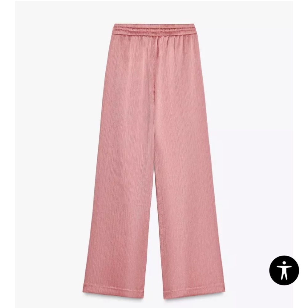 ZARA WRINKLE LOOK PANTS